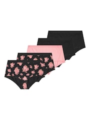 Yours Curve Orange Full Briefs 5 Pack - Image 1 of 5