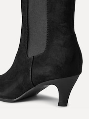 Linzi Black Invite Chelsea Inspired Ankle Boots - Image 4 of 5