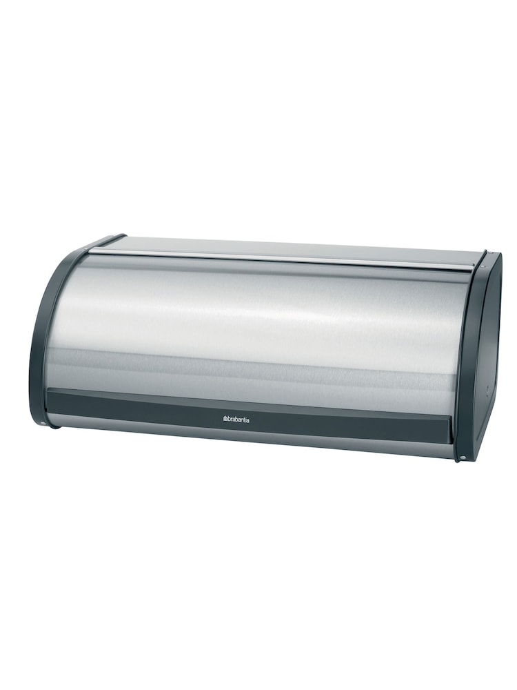 Brabantia Matt Steel Fingerprint Proof Roll Top Bread Bin - Image 2 of 5
