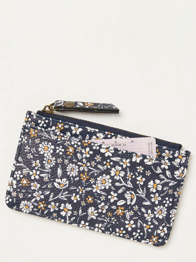 FatFace Blue Printed Cardholder - Image 1 of 1