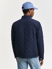 GANT Blue Quilted Windcheater Jacket - Image 2 of 5