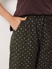 بنطلون منقّط برِجل واسعة من Long Tall Sally - صورة 4 من 6