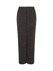 بنطلون منقّط برِجل واسعة من Long Tall Sally - صورة 6 من 6
