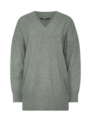 Long Tall Sally Strickpullover mit V-Ausschnitt - Bild 5 von 6