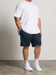 BadRhino Big & Tall Blue Jogger Shorts With Zip Pockets - Image 1 of 6