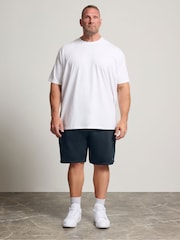 BadRhino Big & Tall Blue Jogger Shorts With Zip Pockets - Image 2 of 6