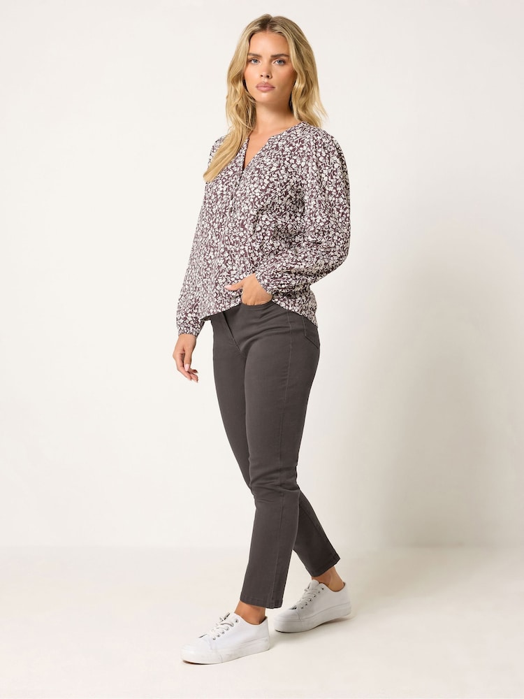 M&Co Brown Straight Leg Jeans - Image 2 of 6