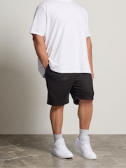 BadRhino Big & Tall Black Jogger Shorts With Zip Pockets - Image 1 of 6