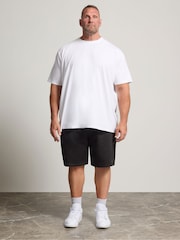 BadRhino Big & Tall Black Jogger Shorts With Zip Pockets - Image 2 of 6