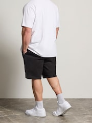 BadRhino Big & Tall Black Jogger Shorts With Zip Pockets - Image 3 of 6
