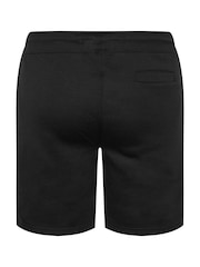 BadRhino Big & Tall Black Jogger Shorts With Zip Pockets - Image 6 of 6
