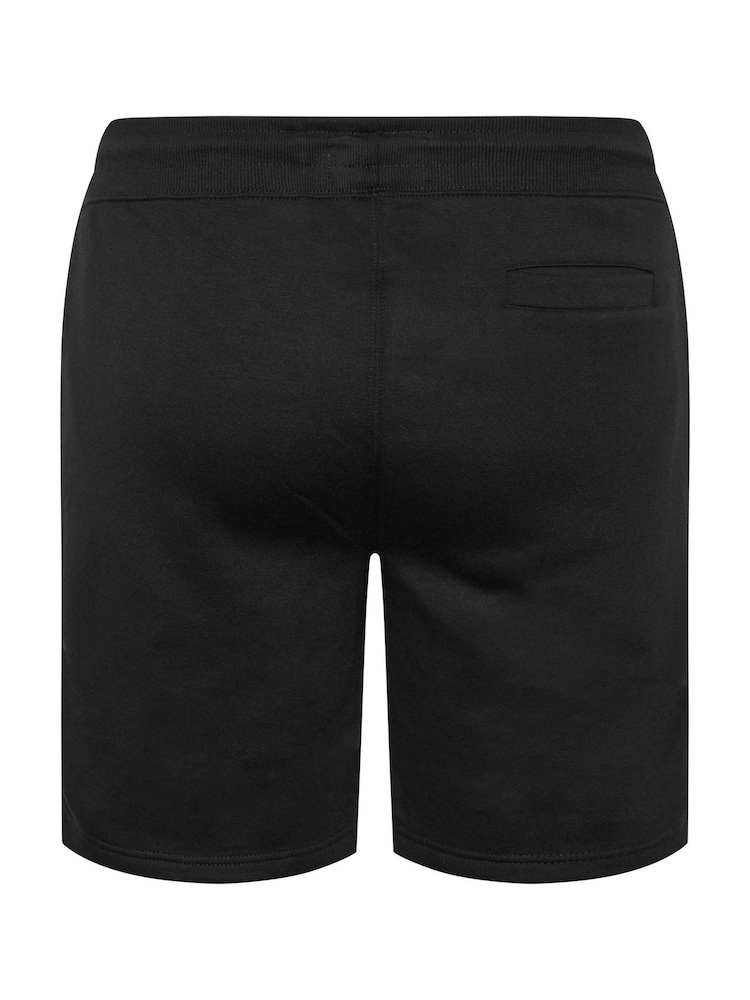 BadRhino Big & Tall Black Jogger Shorts With Zip Pockets - Image 6 of 6 BadRhino Big & Tall Black Jogger Shorts With Zip Pockets - Image 6 of 6
