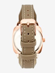 Brown Tab Detail Strap Watch - Image 2 of 3