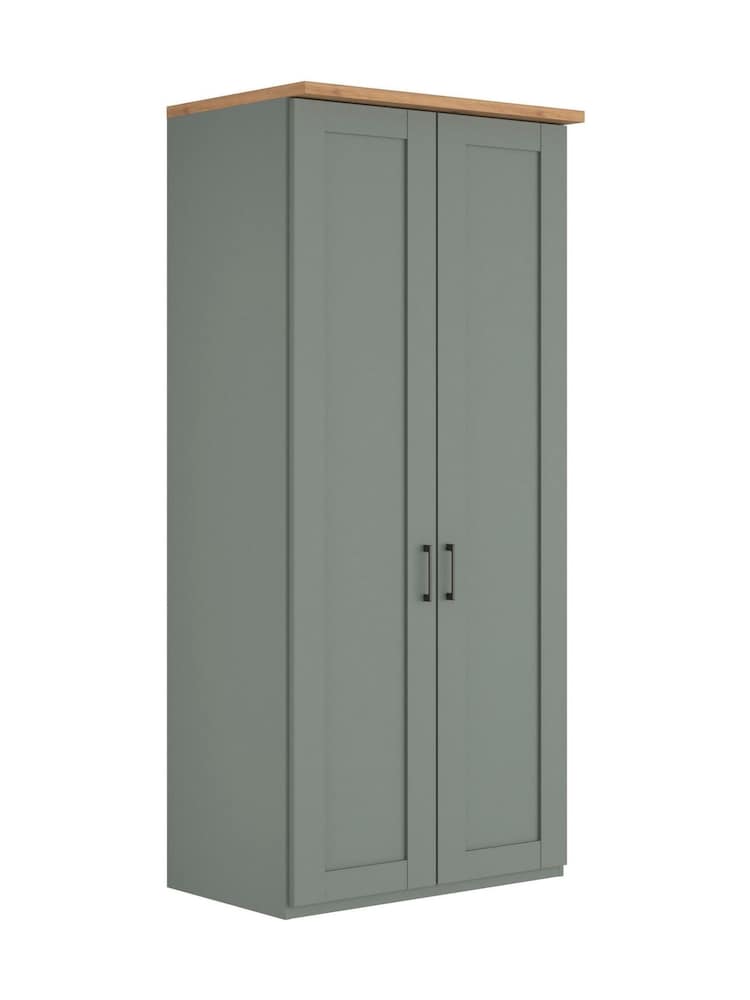 Wiemann Sage Green Truro Double Wood Semi Fitted Wardrobe - Image 2 of 4