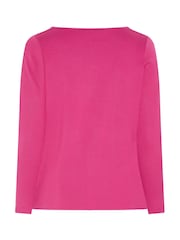 Yours Curve Pink Limited Compacted Knitted Cardigan - Image 6 of 7