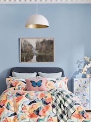 Ted Baker Blue Abstract Art Oxford Pillowcase - Image 1 of 3
