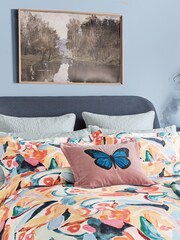 Ted Baker Blue Abstract Art Oxford Pillowcase - Image 2 of 3
