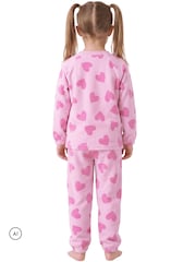 Harry Bear Pink Heart Fleece Pyjamas - Image 6 of 7