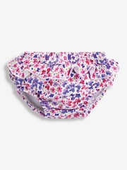 JoJo Maman Bébé Blossom Frilly Swim Nappy - Image 1 of 1
