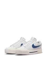 Nike White Court Legacy Lift Platform Trainers - Image 6 of 15