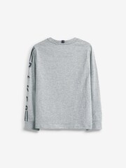 Baker by Ted Baker Long Sleeve Logo 100% Cotton T-Shirt - Image 6 of 7