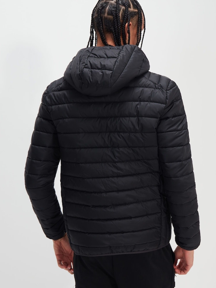 Ellesse Lombardy Padded Black Jacket - Image 2 of 4