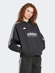 črna - adidas Tiro Fleece Kapucar; jopa/pulover s kapuco - Slika 3 iz 7