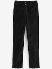 Schwarz - Slim-Fit-Jeans aus Cord für Lift, Style und Form - Bild 6 von 7