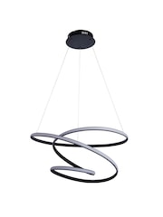 Gallery Home Black Delta Ceiling Pendant Light - Image 2 of 8