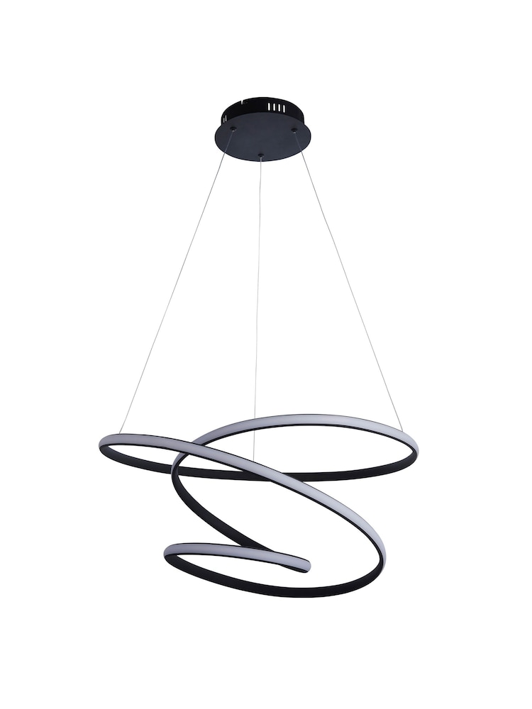 Gallery Home Black Delta Ceiling Pendant Light - Image 2 of 8