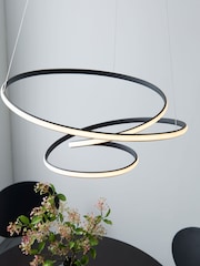 Gallery Home Black Delta Ceiling Pendant Light - Image 7 of 8
