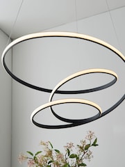 Gallery Home Black Delta Ceiling Pendant Light - Image 8 of 8