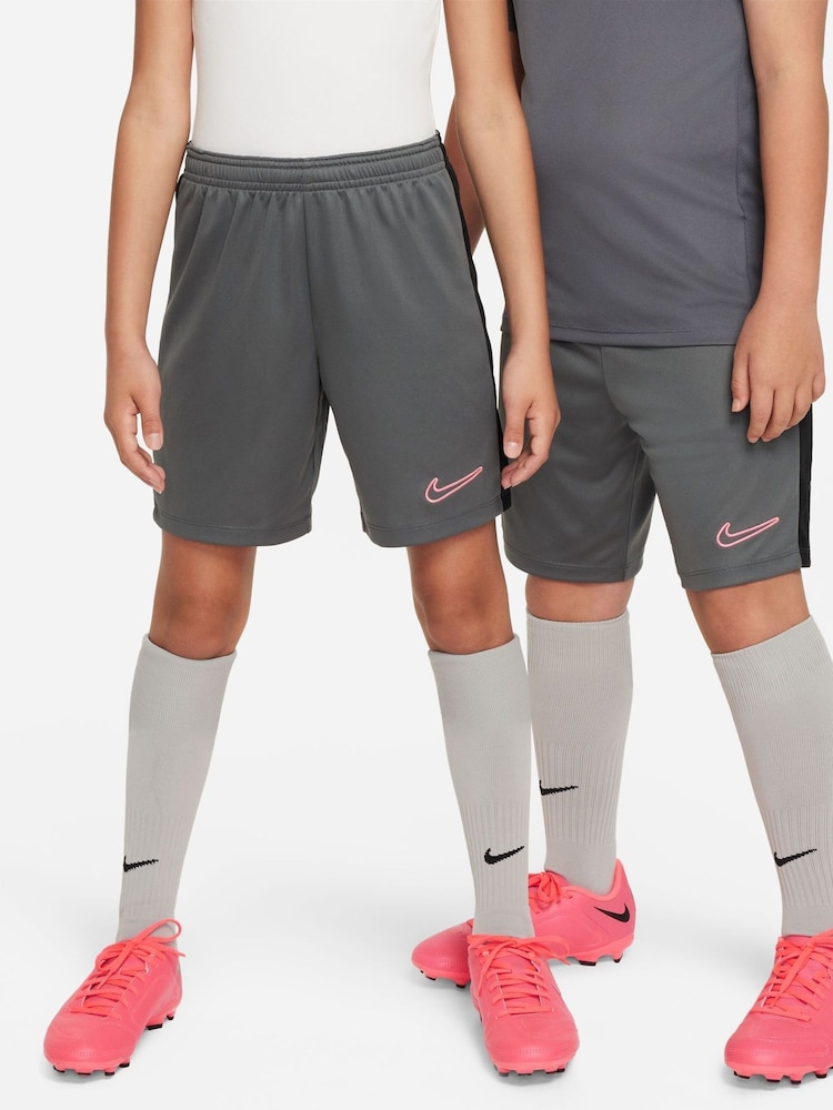 Железный серый/черный/розовый - Nike шорты Dri-FIT Academy - Image 2 of 8