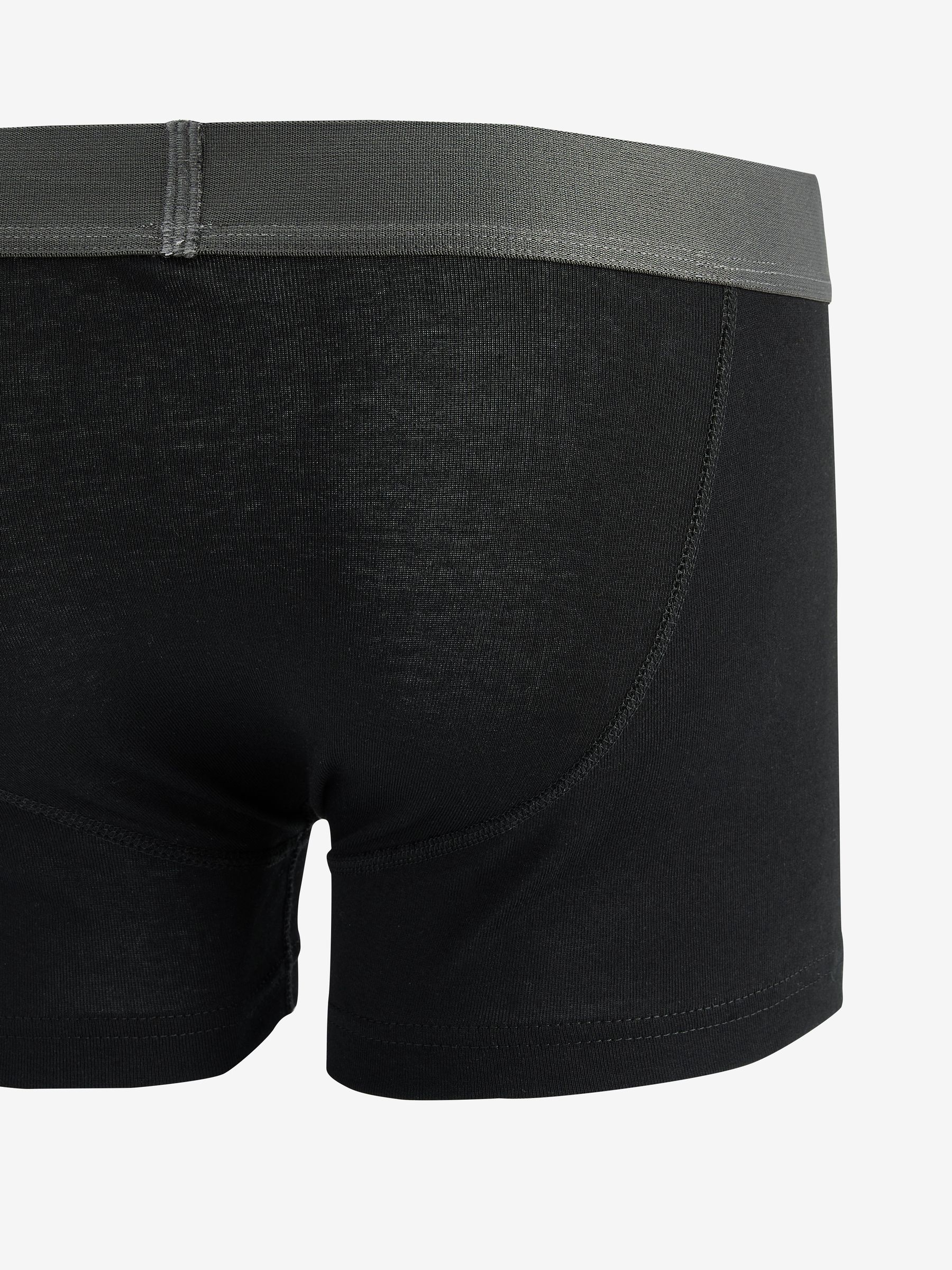 Buy Black 4 pack A-Front Pure 100% Cotton Boxers from Next USA