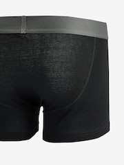 Noir - Paquet de 4 - A-Front Pure 100% Coton Boxer - Image 3 de 4