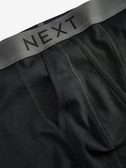 Noir - Paquet de 4 - A-Front Pure 100% Coton Boxer - Image 4 de 4