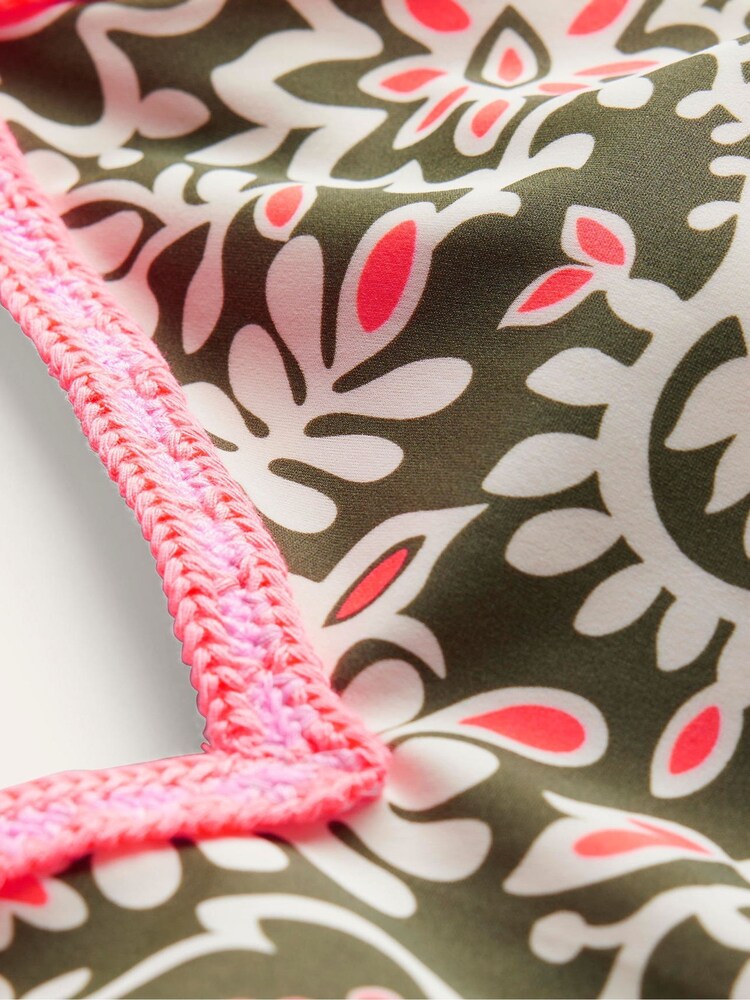 Boden Green Crochet Triangle Swimsuit - Image 5 of 5