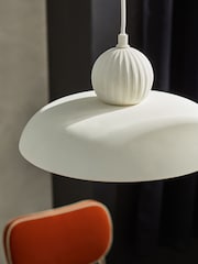 MADE.COM White Eliya Pendant Ceiling Light - Image 3 of 4