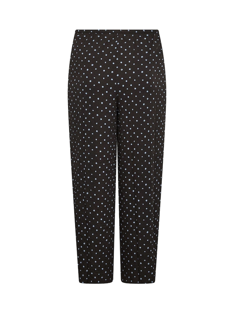 Pantalones de pernera ancha con estampado de lunares de Yours Curve - Imagen 6 de 6 Pantalones de pernera ancha con estampado de lunares de Yours Curve - Imagen 6 de 6