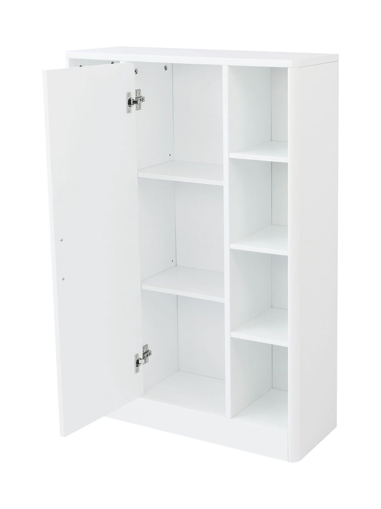 Lloyd Pascal White White Gloss Console - Image 3 of 3