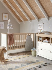 Mamas & Papas White Harwell 2 Piece Nursery Furniture Set - Image 1 of 8