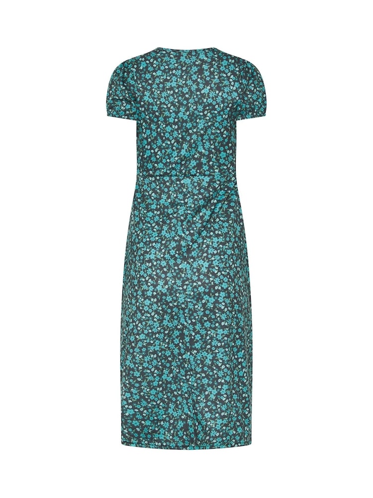 M&Co Petite Short Sleeve Print Midi Dress - Εικόνα 6 από 6