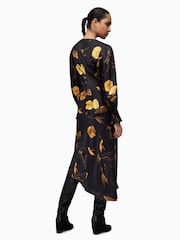AllSaints Black Naomi Aretha Dress - Image 2 of 5