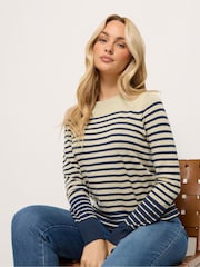 M&Co Blue Stripe Jumper - Image 1 of 6