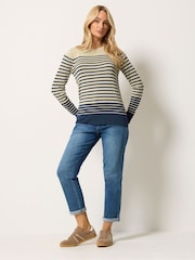 M&Co Blue Stripe Jumper - Image 2 of 6
