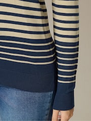 M&Co Blue Stripe Jumper - Image 4 of 6