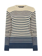 M&Co Blue Stripe Jumper - Image 5 of 6