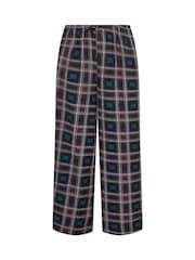 Yours Curve Red Checked Wide Leg Trousers - Image 6 of 7