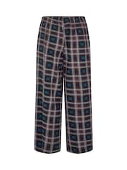 Yours Curve Red Checked Wide Leg Trousers - Image 7 of 7