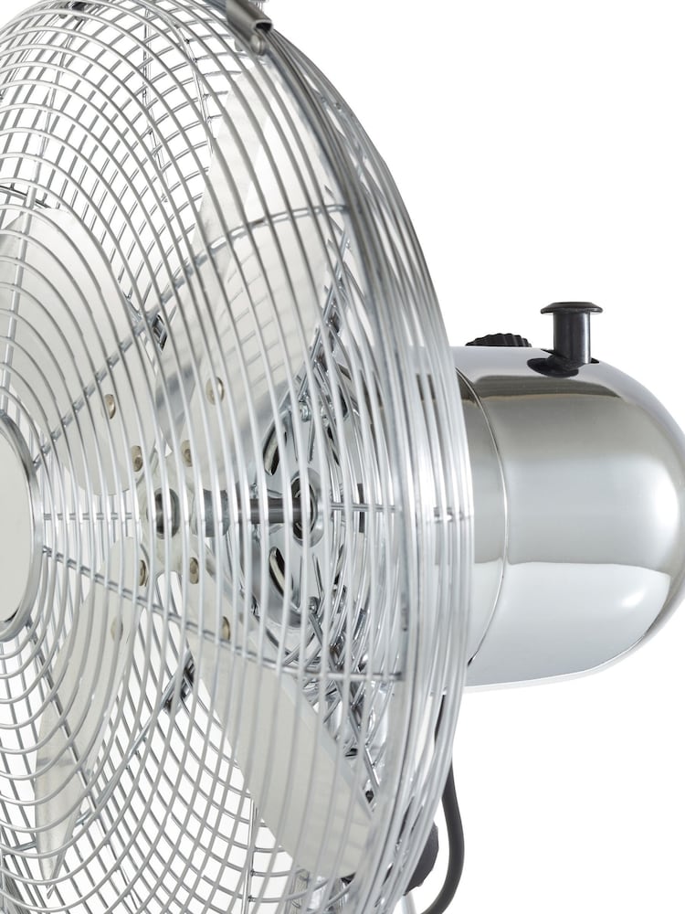 Chrome Desk Fan - Image 4 of 4